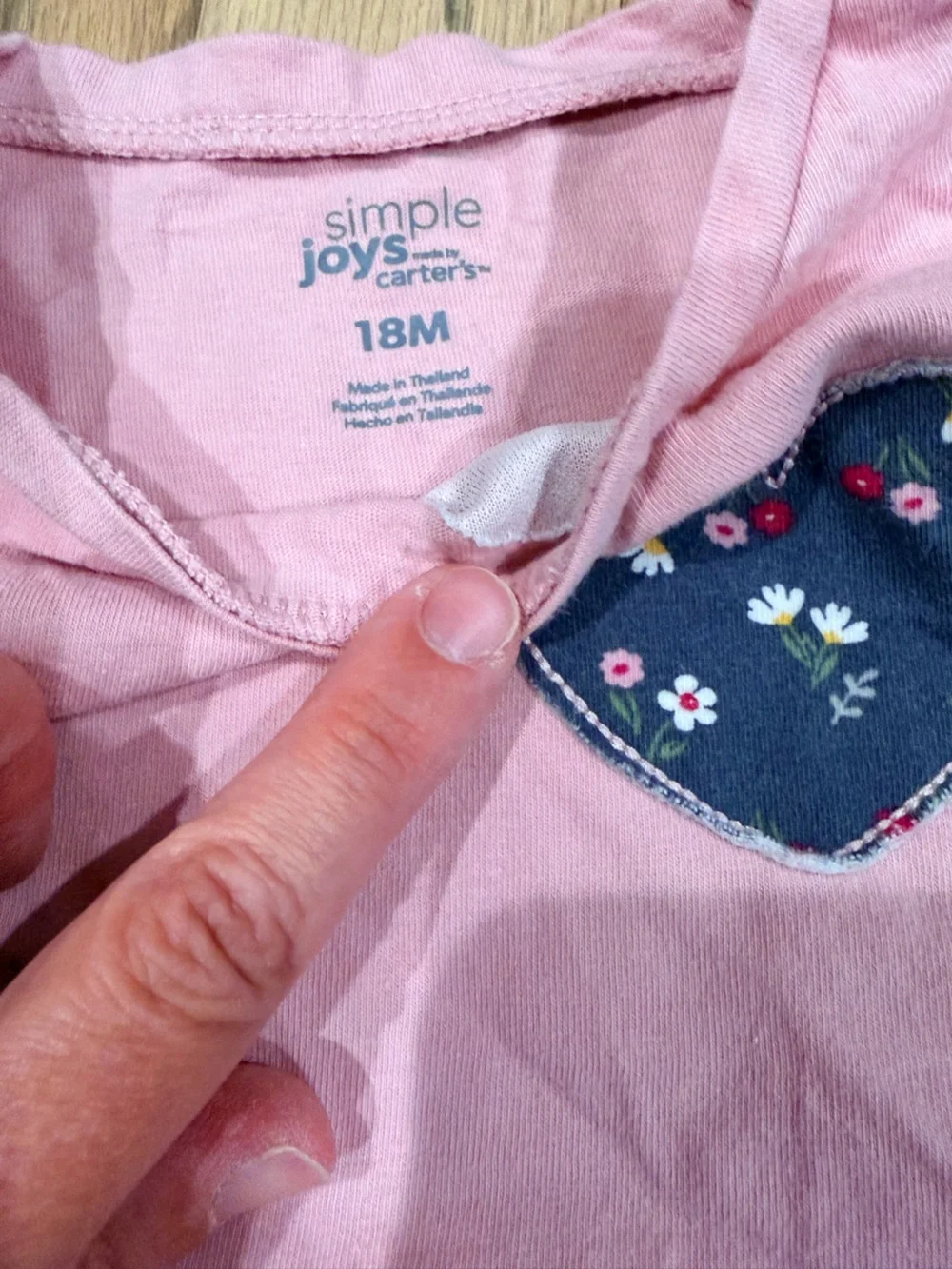 Carter’s baby girl matching floral leggings and long sleeve shirt set